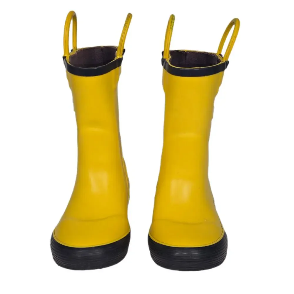 L.L.BEAN TODDLER RAIN PULL-ON BOOTS – BRIGHT YELLOW – TODDLER SIZE 8